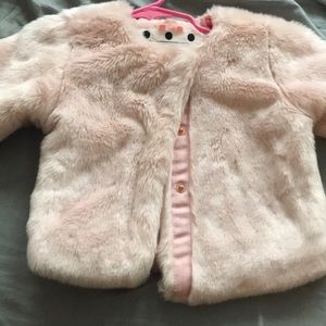 Pink Fur Coat